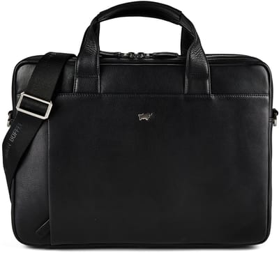 Braun Büffel Golf 3.0 Aktentas Leder 37.5 cm Laptopvak - 39cm (15,4 duim) - schwarz
