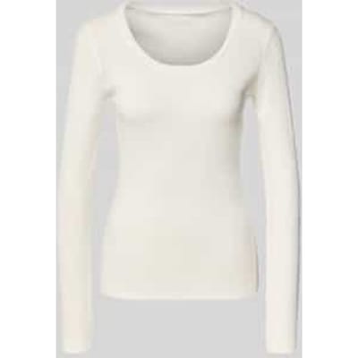 Slim fit shirt met lange mouwen van mix van katoen en modal model 'Sorana'