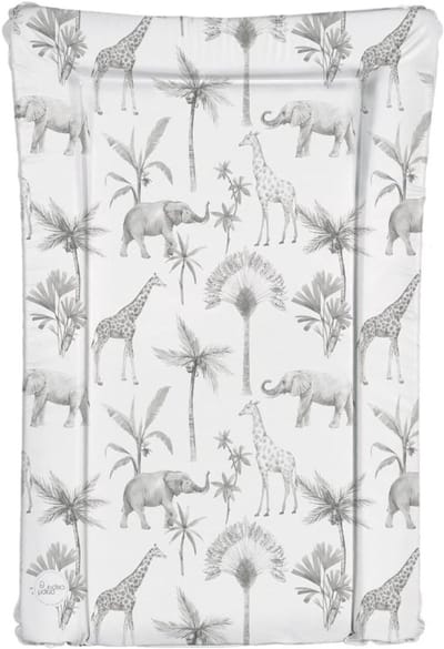 Aankleedmat Baby - Verschoningsmat - Baby Verzorgen - Verhoogde Randen - 75 x 48 cm - Wit