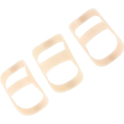 3 Stuks Vingerspalk Ovale Ondersteuning voor Artritis Hamer Vinger Trigger Vingers Nee. 13 14 15 white