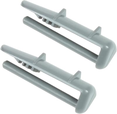 Vaatwasser Eindkappen - Afdekdoppen Mand - Reparatie Huishouden - Specifiek voor Beko - 2 Stuks - Zwart