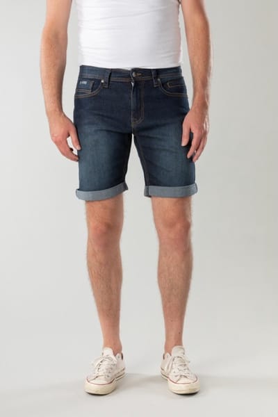 New Star heren short - short denim - JV - dark blue denim - L12 - maat S