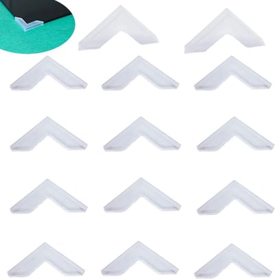 Hoekbeschermers van glas - Set van 20 hoekkussens voor tafelbescherming, 6mm x 63mm, veilig en stijlvol