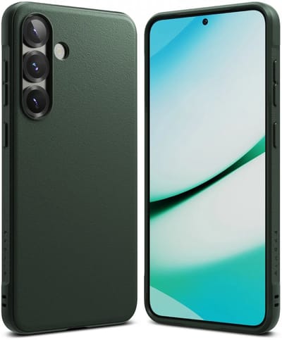Ringke Onyx | Hoesje Geschikt voor Samsung Galaxy S25 Plus | Back Cover Flexibel TPU | Militaire Standaard | Groen