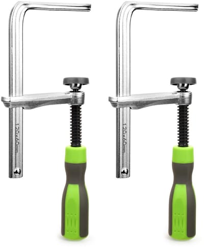 SPHProducts - T-Track Klemmen - 2 stuks - Praktisch voor houtbewerking - Zwart - Gelegeerd staal - Sterke klemkracht - Geschikt voor XT2 hekwerken - 16...