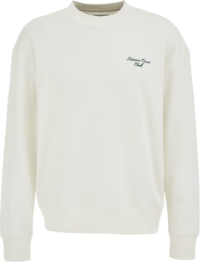 WE Fashion Heren loose fit sweater met print en embroidery