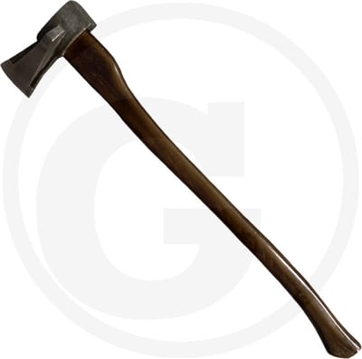 GRANIT BLACK EDITION - Super kloofbijl - notenhout - kop 2kg - 80 cm