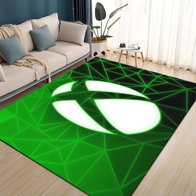27 Stijl Nieuwe Xbox Gaming Gamer Logo Gamer Vloerkleed Tapijt voor Woonkamer Slaapkamer Huisdecoratie, Kinderen Spelen Antislip voor Bank Deurmat 40x60cm( 15x23in )