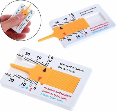Banden profiel meter - Gereedschap voor het meten van de dikte van het bandenprofiel - Dieptemeter - LOUZIR