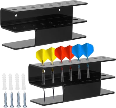 2x Wandhouder voor Darts Opslag en Display - Ruimtebesparend Accessoire