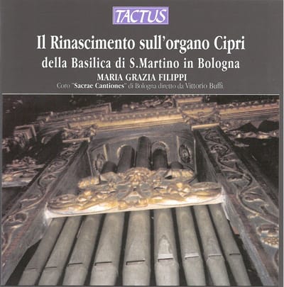 Maria Grazia Filippa, Vittorio Buffi - Il Rinascimento Sull Organo Cipri (CD)