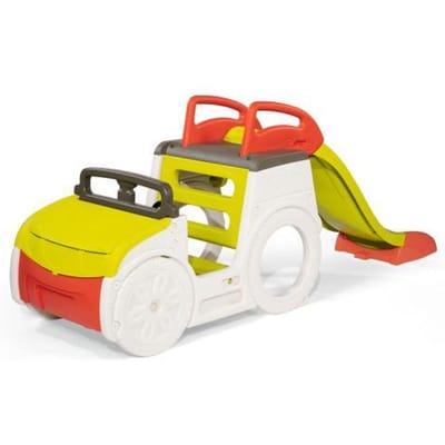 Smoby 840205 Adventure Car avonturenauto met glijb Klimtorens