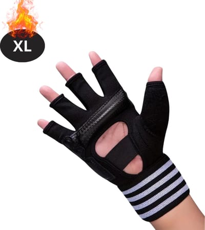 Nivard MMA Handschoenen - Gloves - Sparring Handschoenen - Heren - Dames - Grappling - Bokshandschoenen - Vecht Handschoenen - Zwart - XL