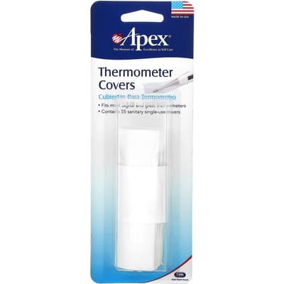 Thermometer Covers, Hygiene Disposable Covers 55 pcs white
