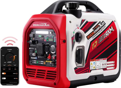 Inverter Generator 3500W - Benzine en LPG/Propaan - Dual Fuel - 3200W - 230V - Stille 4-Takt Generator met Elektrische Start, App-bediening en USB - Voor Camping, Camper en Noodstroom