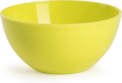 Plasticforte kommetjes/schaaltjes - dessert/ontbijt - kunststof - D17 x H7 cm - groen - BPA vrij