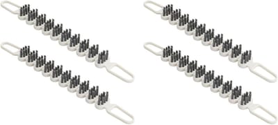 4 Stuks Voegenreinigingsborstel Set, Flexibele Huishoudelijke Borstels voor Kieren, Dubbelzijdige en Metalen Reinigingsborstels voor Thuisgebruik