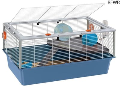 RFWR® Hamsterkooi met Twee Verdiepingen voor Knaagdieren - Comfortabele en Ruime Kooi