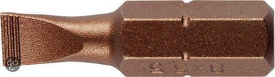 KWB Iso-Temp Schroefbit Platte Kop 1/4" - 6 mm