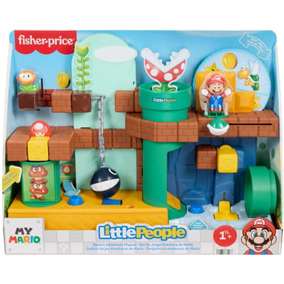 Fisher-Price Little People My Mario Adventure speelset - Muzikaal peuterspeelgoed met 2 figuren