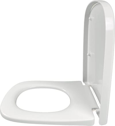 Toiletbril - WC-zitting - Badkamer Vernieuwen - Soft-close mechanisme - 18 Kilogram - Wit