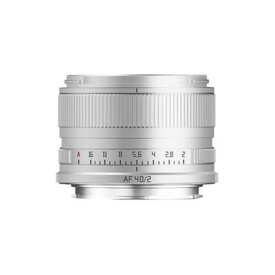 TTArtisan AF 40mm f/2  L-mount zilver