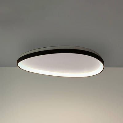 IDEAL LUX LED plafondlamp Gemini 61 zwart 3000 K DALI/PUSH