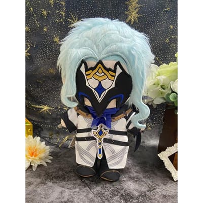 Genshin Impact Ii Dottore Pluche Pop 20Cm Cartoon Verwisselbare Kleding Zacht Gevuld Kussen De Dokter Poppen Diy Speelgoed Vakantiecadeaus 20cm