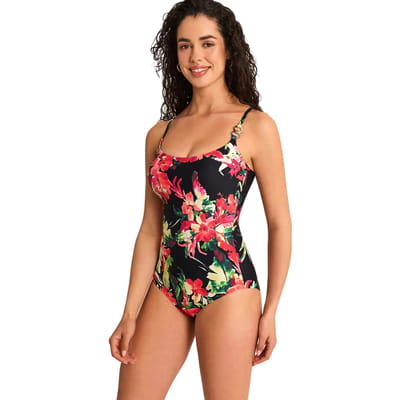 Vrouwen badpak met voorgevormde cups Selmark Tropico
