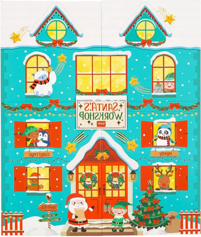 Adventskalender Verrassingen - Kerst Kalender - Wachten op Kerst - Herbruikbaar FSC Papier - 33 x 39 x 67 cm