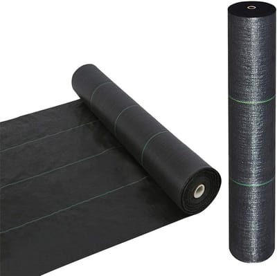 Onkruidbarrière Landschapsstof - Bodembedekker Gronddoek - Onkruid Voorkomen - Water- en Luchtdoorlatend - 10ft x 3.3ft - Zwart