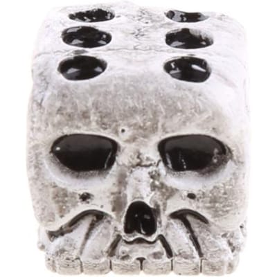 2 Stuks Engerlijke Schedel Dobbelstenen Halloween Dobbelstenen Skelet Dobbelstenen Kubus Dobbelstenen Voor Club Pub Halloween Feest Buiten Bordspel Dobbelstenen Hoge Kwaliteit
