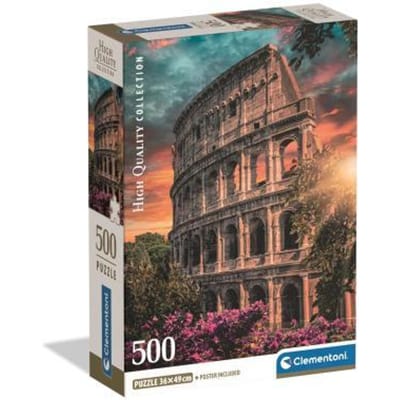 Clementoni - Puzzel - 500 Stukjes - Flavian Amphitheater - Puzzel Voor Volwassenen - High Quality Collection