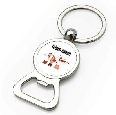 Akyol - 3 mensen met violen flesopener - Viool - muziek liefhebbers - met eigen naam - de echte viool liefhebber - cadeau - kado - 9 bij 3 cm