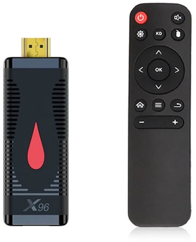 DrPhone NovaStream - HD Android TV Mediaplayer Stick – Android 10.0 – 1GB RAM 8GB ROM - H313 Quad-Core Cortex-A53 CPU – HDM 2.1 Uitgang - WiFi 2.4G - SD-kaartslot - Zwart