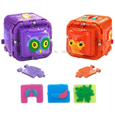 2 stuks/set Kuroba Vingerspel Deformatie Educatief Speelgoed Steen-Papier-Schaar Gevecht Jongen en Meisje Familiefeest Speelgoed