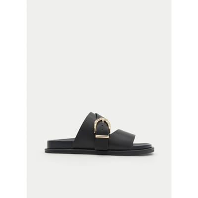 Montevita platte sandalen Politre zwart