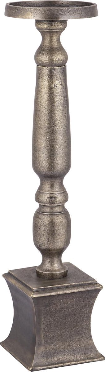 PTMD Statch Kandelaar - 18 x 18 x 80 cm - Aluminium - Goud