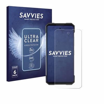 Savvies - Screenprotector voor Doogee S200 - Folie Beschermfolie transparant 6 Stuks