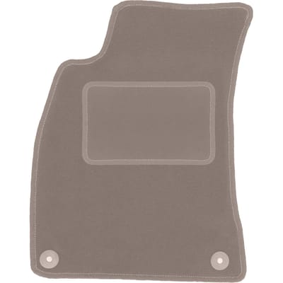 Beige bestuurdersmat voor: Seat Exeo sedan, stationwagen (2008-2015)