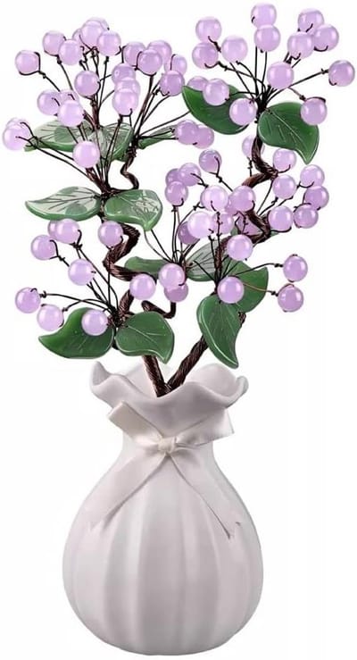 Decoratieve Plant - Nep Bonsai - Woonkamer Decoratie - Oude Chinese Kunst - 18x10x35cm - Groen