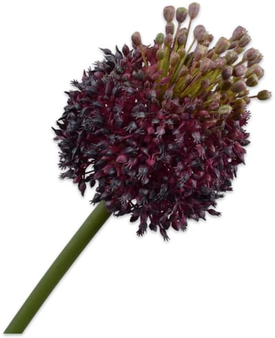Silk-ka Kunstbloem-Zijden Bloem Distel Steel Paars-Groen 87 cm