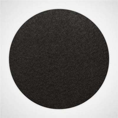 Vilt onderzetter - Rond - Zwart - 6 stuks - Ø 10 cm - Glas onderzetter - Cadeau - Woondecoratie - Woonkamer - Tafelbescherming - Onderzetters Voor Glazen - Keukenbenodigdheden - Woonaccessoires - Tafelaccessoires