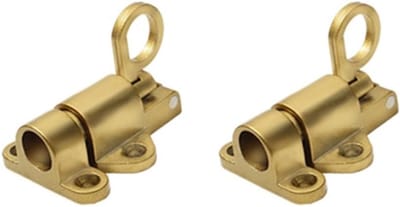 Automatische Deurbouten Set van 2, Aluminium Legering Veerpinnen Slot voor Raam, Poort en Kastdeuren