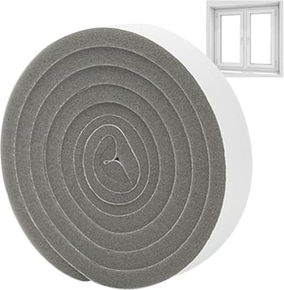 Geluidsdichte Strips - Deurafdichting Tape - Geluid Reduceren - Zelfklevend Sponsrubber - 2 Meter - Zwart