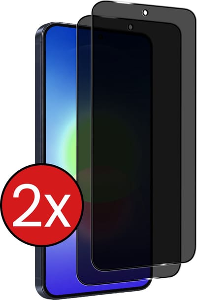 Screenprotector - 2 Stuks - Geschikt voor Samsung Galaxy A27 - Privacy Filter - Beschermglas - Gehard Glas - Tempered Glass - Screen Protector