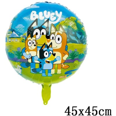 Grote Bluey Ballon Kinderfeest Benodigdheden Kinderen Mooie Blauwe Puppy Bingo Feest Decoratie Hond Folie Ballonnen Jongens Geboortedatum Speelgoed 60x110cm blue