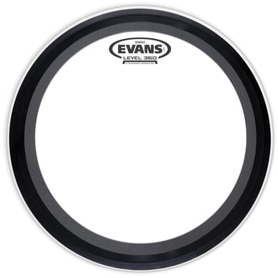 Evans EMAD Clear 16", BD16EMAD, basDrum Batter, bas Hoop - Bass drumvel