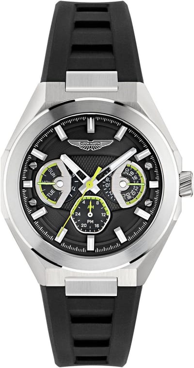 Aston Martin Aml Thrill TKS W MTRI1F502 Horloge - Siliconen - Zwart - Ø 42 mm