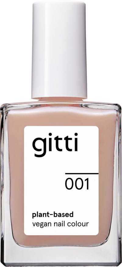 Gitti No. 001 - Hazel Glaze - nagellak - minimaal 82% natuurlijk - 23 vrij - manicure - blijft 7 dagen zitten